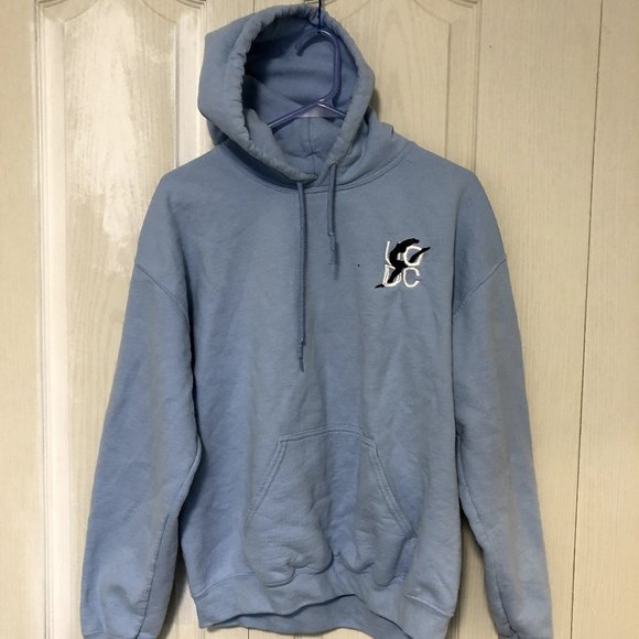 Light Blue Hoodie Size M - Picture 1 of 4